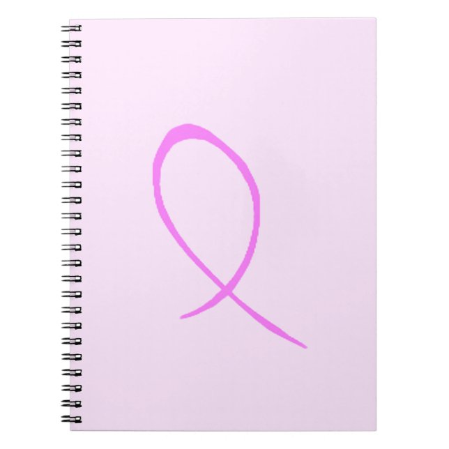 Breast Cancer Awareness Customisable Notebook (Front)
