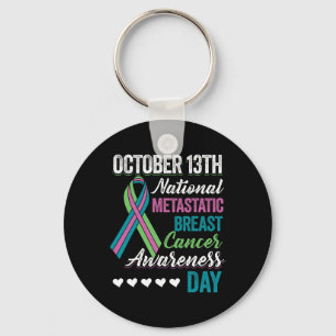 Breast Cancer Awareness Day October 13th Key Ring