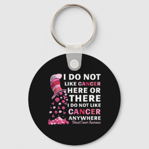 Breast Cancer Awareness Do Not Like Cancer Here Or Key Ring