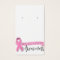 Breast Cancer Awareness Earring Display Card