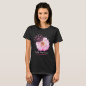 Breast Cancer Awareness Faith Hope Fight Love T-Shirt (Front Full)
