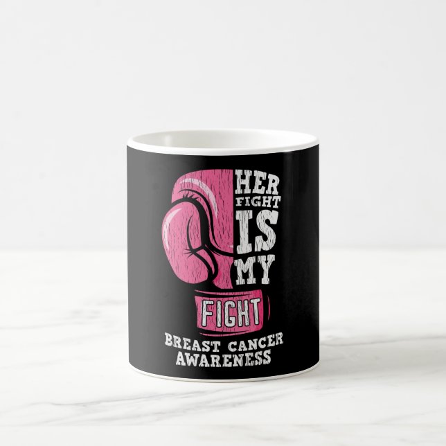 Breast Cancer Awareness Family Friends Support Coffee Mug (Center)
