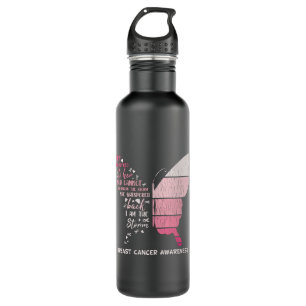Breast Cancer Awareness Family Matching Butterfly 710 Ml Water Bottle