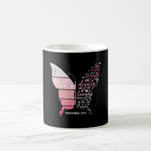 Breast Cancer Awareness Family Matching Butterfly Coffee Mug