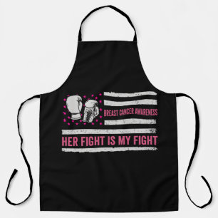 breast cancer awareness fight apron