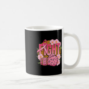 Breast Cancer Awareness Fight Boxing Gloves Coffee Mug