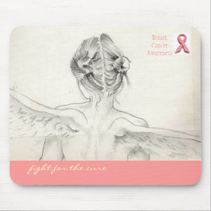 Breast Cancer awareness "Fight for the cure" mouse Pad