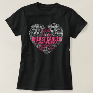 Breast Cancer Awareness Fighting Hope Support T-Shirt