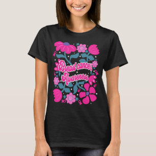 Breast Cancer Awareness Flowers & Ribbons T-Shirt