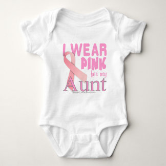 Breast Cancer Awareness for Aunt Baby Bodysuit