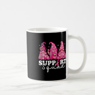 Breast Cancer Awareness For Women Gnomes Support S Coffee Mug