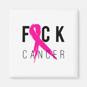 Breast Cancer Awareness Gift Retro Distressed 2 Magnet