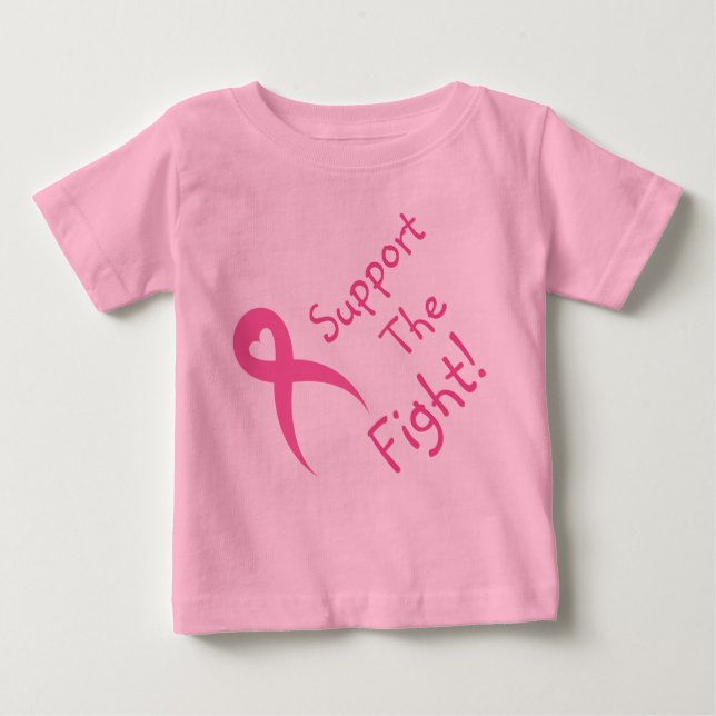 Breast Cancer Awareness Girl Tee Shirt (Front)