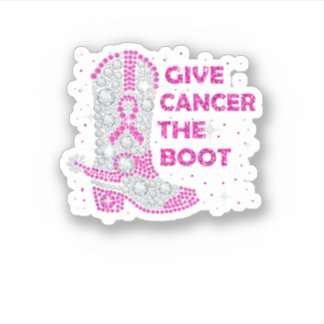Breast Cancer Awareness Give Cancer The Boot Pink