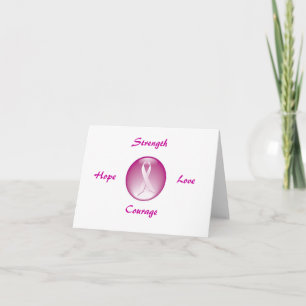Breast Cancer Awareness Greeting Card