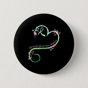 Breast Cancer Awareness Heart Gifts  6 Cm Round Badge