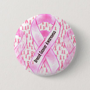 Breast Cancer Awareness-HOPE_ 6 Cm Round Badge