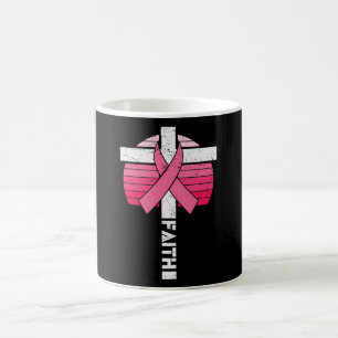 Breast Cancer Awareness Hope Strength Christian Coffee Mug