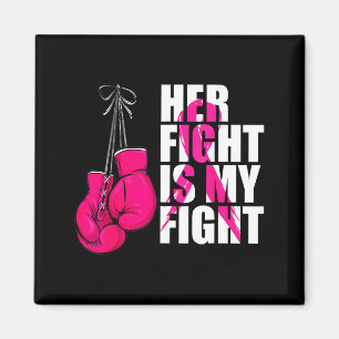 Breast Cancer Awareness Husband Support Magnet