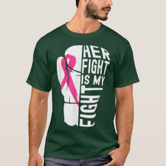 Breast Cancer Awareness Husband Support Squad 225 T-Shirt