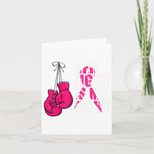 Breast Cancer Awareness Husband Support Squad  Card