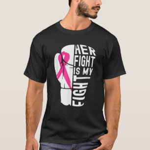 Breast Cancer Awareness Husband Support Squad T-Shirt