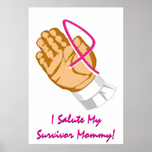 Breast Cancer Awareness I Salute Poster