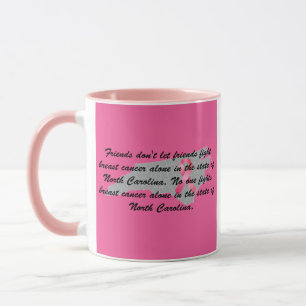 Breast Cancer Awareness in North Carolina  Mug