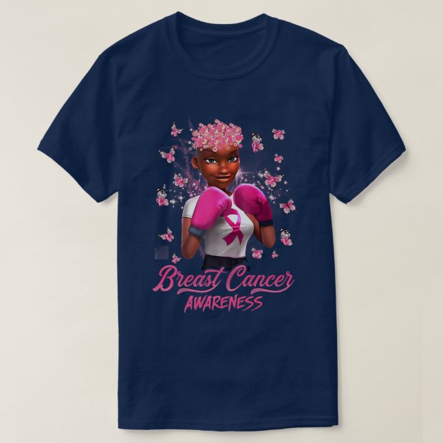 Breast Cancer Awareness In October We Wear Pink Bl T-Shirt (Design Front)