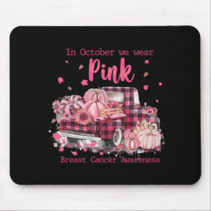 Breast Cancer Awareness In October We Wear Pink Ri Mouse Pad