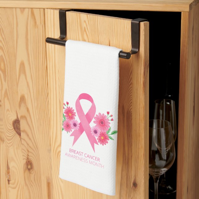 Breast Cancer Awareness Kitchen Towel (Thirds Fold)