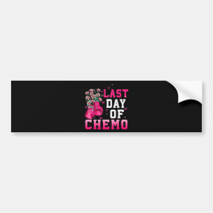 Breast Cancer Awareness Last Day of Chemo Warrior Bumper Sticker
