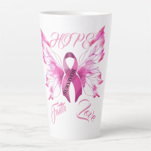 Breast Cancer Awareness Latte Mug