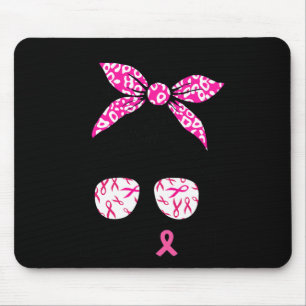 Breast Cancer Awareness Leopard Retro I Won Women' Mouse Pad