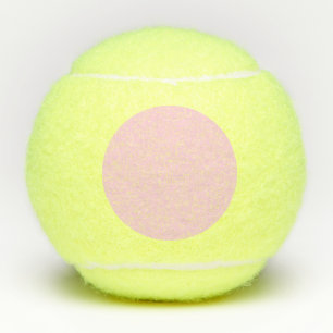 Breast cancer awareness light pink dot cute tennis balls