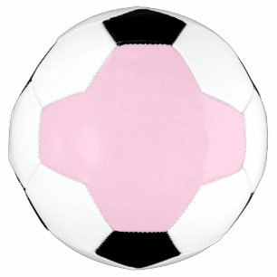 Breast cancer awareness light pink solid cute soccer ball
