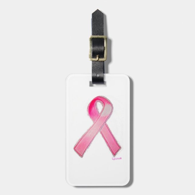 Breast Cancer Awareness Luggage Tag (Front Vertical)