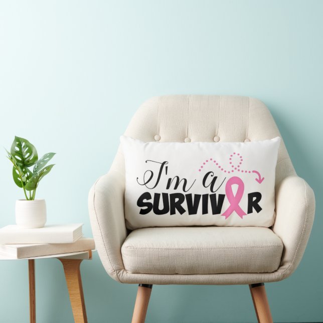 Breast Cancer Awareness Lumbar Cushion (Chair)
