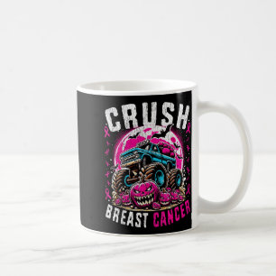 Breast Cancer Awareness Monster Truck Halloween Coffee Mug