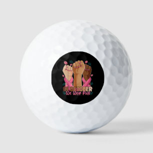 Breast Cancer Awareness Month In October We Wear P Golf Balls