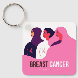 Breast Cancer Awareness Month Key Ring