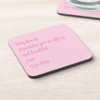 Breast Cancer Awareness month pink custom quote