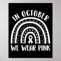 Breast Cancer Awareness Month Rainbow Kids Men And