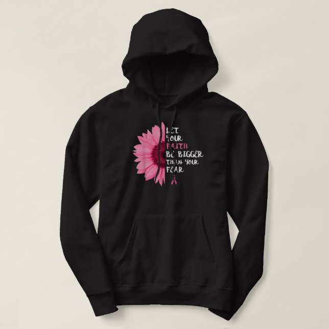 Breast Cancer Awareness Month Rainbow Mens & Women Hoodie (Design Front)