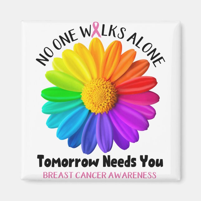 Breast Cancer Awareness Month Ribbon Gifts Magnet (Front)