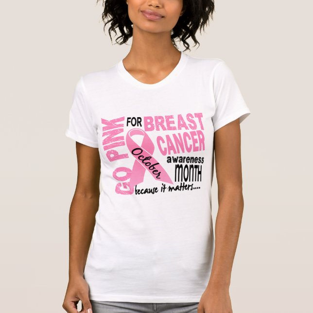 Breast Cancer Awareness Month T-Shirt (Front)