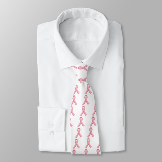 Breast Cancer Awareness Month Tie (Tied)
