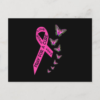 Breast Cancer Awareness Month Women Religious Butt Postcard