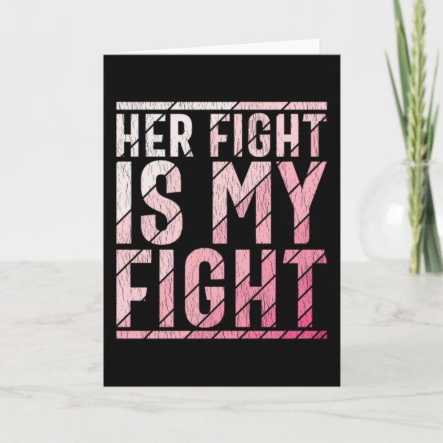 Breast Cancer Awareness Mother Daughter Sister Card (Front)