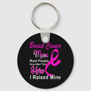 Breast Cancer Awareness Mum Breast Cancer Warrior Key Ring